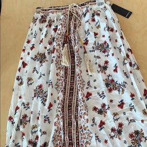Cute brand new multi-colored long skirt
